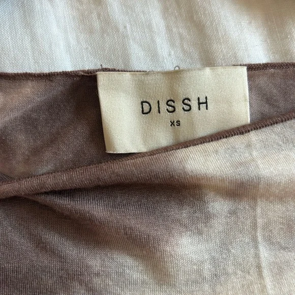 DISSH sleeveless tie-dyed stretch dress with back slit - Picture 2 of 5